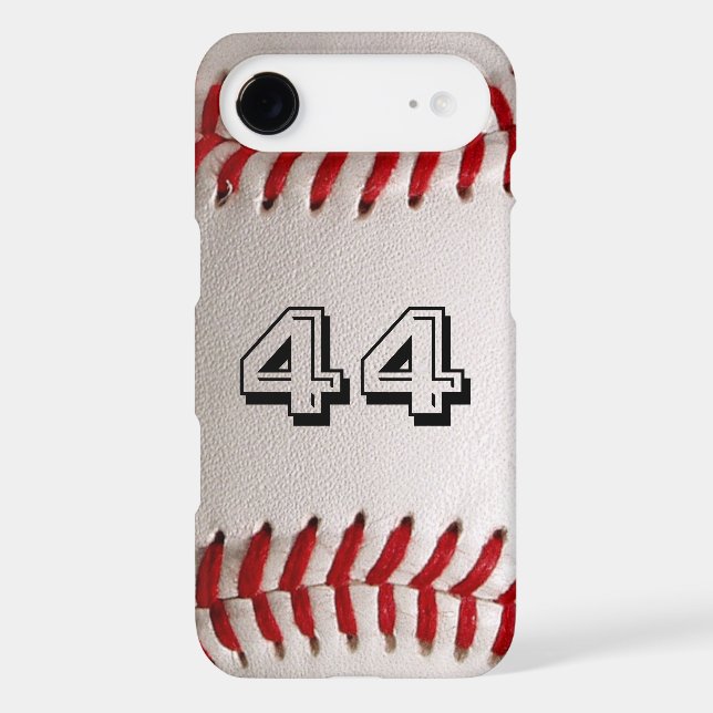Baseball with Customisable Number (Back)