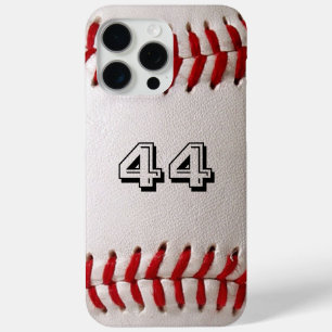 Baseball with Customisable Number iPhone 15 Pro Max Case