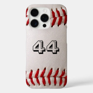 Baseball with Customisable Number iPhone 16 Pro Case