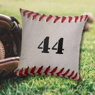 Baseball with Customisable Number Cushion