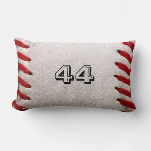 Baseball with Customisable Number Lumbar Cushion