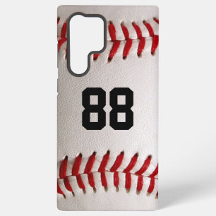 Baseball with Customisable Number Samsung Galaxy Case