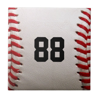Baseball with Customisable Number Tile