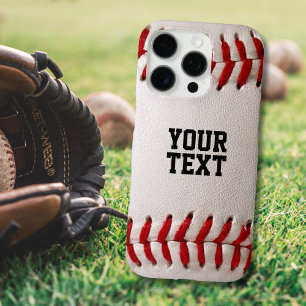 Baseball with Customisable Text iPhone 16 Pro Max Case