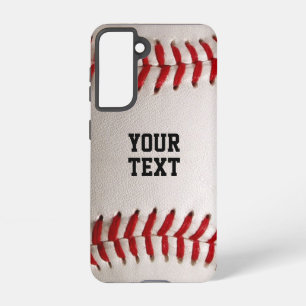 Baseball with Customisable Text Samsung Galaxy Case