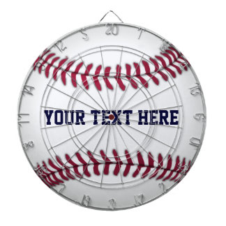 Baseball With Red Stitching Dartboard
