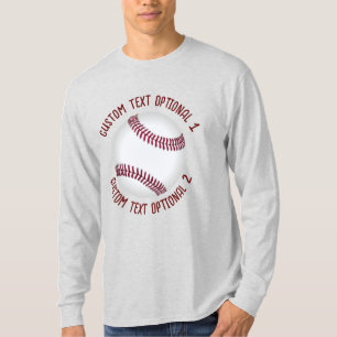 Baseball With Text T-Shirt
