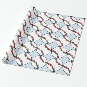 baseball wrapping paper