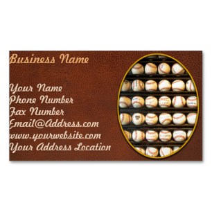 Baseball - You have got some balls there Magnetic Business Card