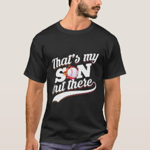 Baseballer Mother Team Sport - Player Baseball Mum T-Shirt