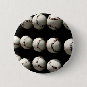 Baseballs 6 Cm Round Badge