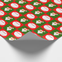 Baseballs and Santa Baseball Player Christmas