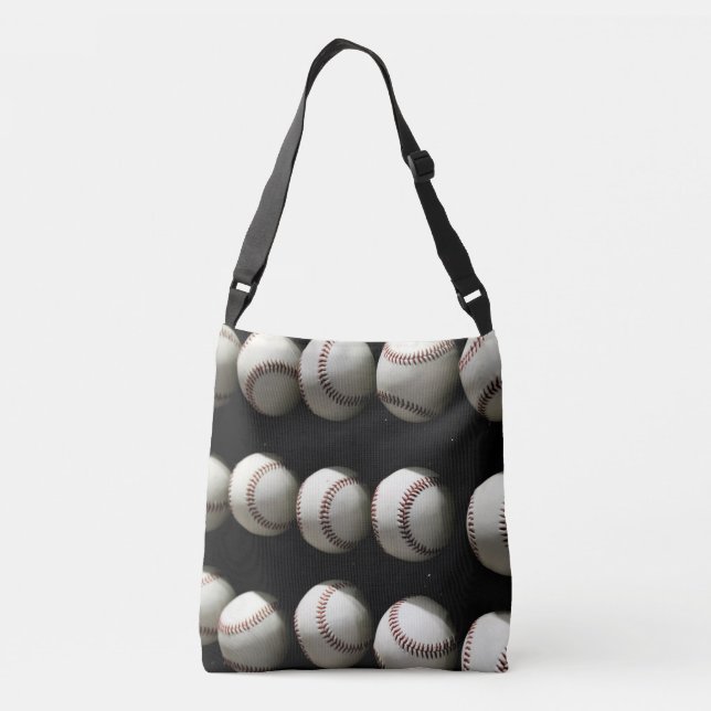 Baseballs Crossbody Bag (Back)