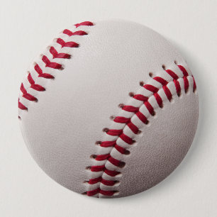 Baseballs - Customise Baseball Background Template 10 Cm Round Badge