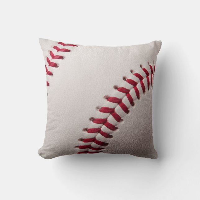 Baseballs - Customise Baseball Background Template Cushion (Front)
