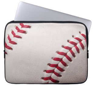 Baseballs - Customise Baseball Background Template Laptop Sleeve