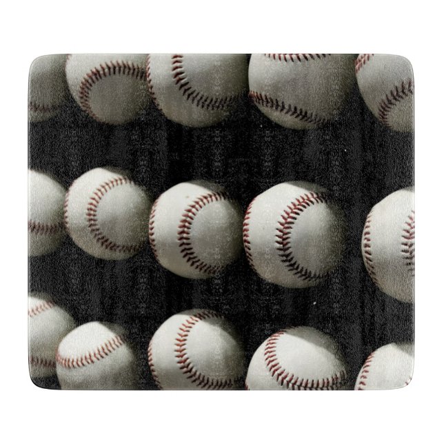 Baseballs Cutting Board (Front)