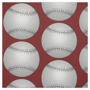 Baseballs fabric