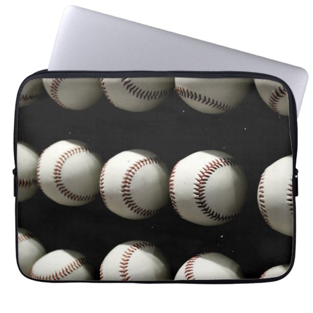 Baseballs Laptop Sleeve (Front)