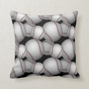 Baseballs Pattern Cushion