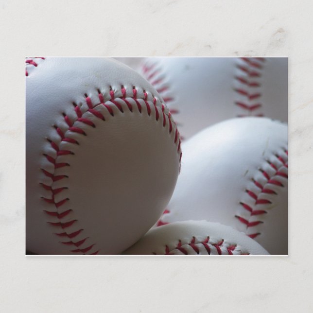 Baseballs Postcard (Front)