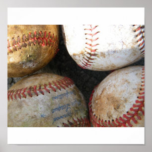 Baseballs Poster
