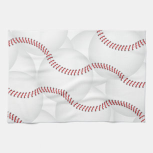 Baseballs Tea Towel