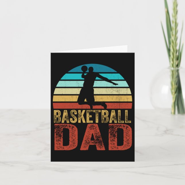 Baseketball Dad  Card (Front)