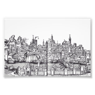 Basel city in northwestern Switzerland Photo Print