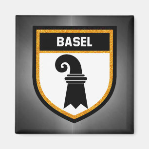 Basel  Flag Magnet