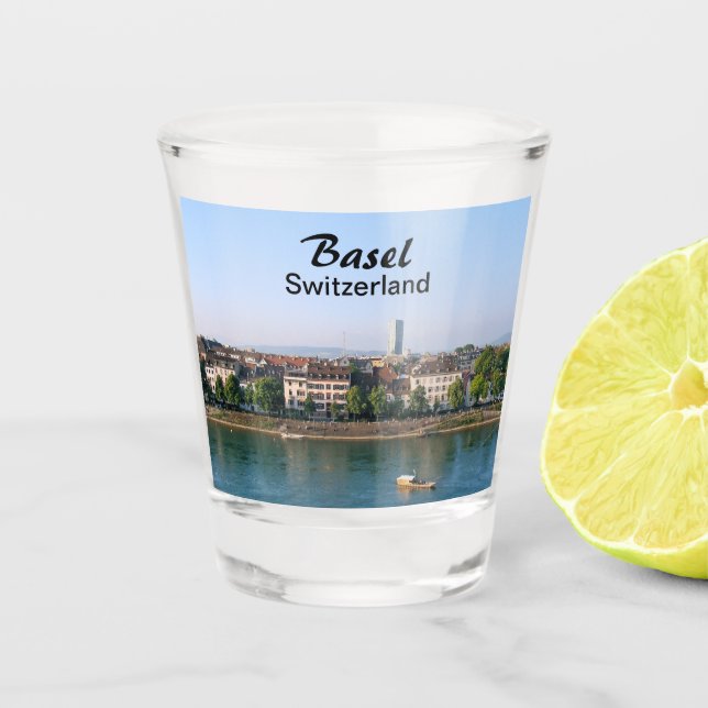 Basel in the Switzerland Shot Glass (Front)