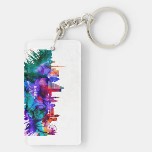 Basel Skyline Key Ring
