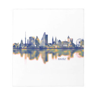 Basel Skyline Notepad