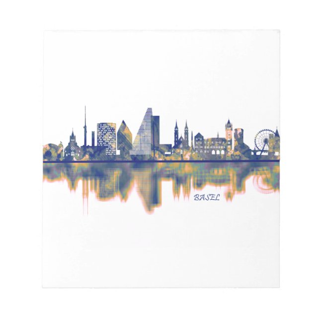 Basel Skyline Notepad (Front)