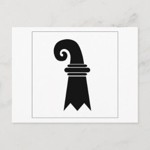 Basel-Stadt Flag Postcard