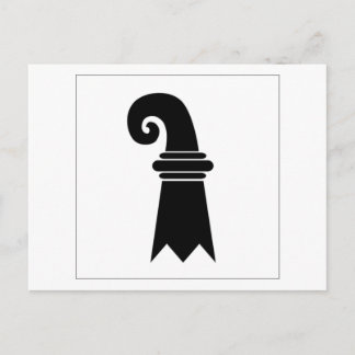 Basel-Stadt Flag Postcard