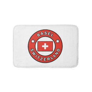 Basel Switzerland Bath Mat
