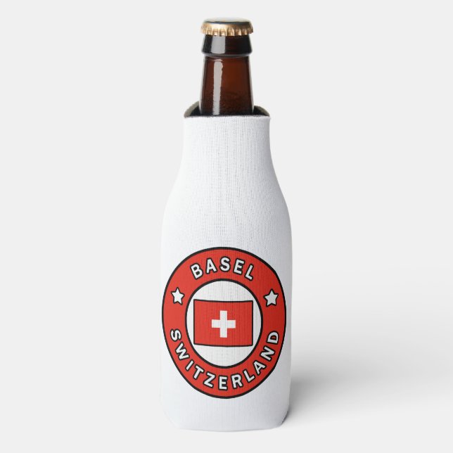 Basel Switzerland Bottle Cooler (Bottle Front)
