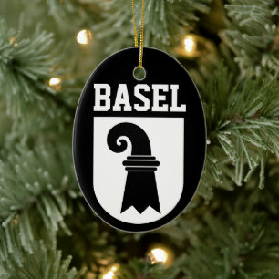 Basel, SWITZERLAND Ceramic Tree Decoration