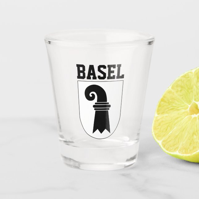 Basel, SWITZERLAND Shot Glass (Front)