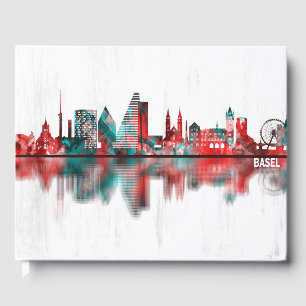 Basel Switzerland Skyline Guest Book
