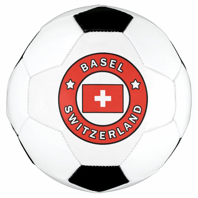 Basel Switzerland Soccer Ball (Front)