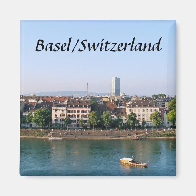 Basel/Switzerland - Souvenir Magnet (Front)