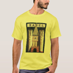 Basel Vintage Travel Poster T-Shirt