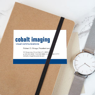 Baseline Panel Cobalt Business Card