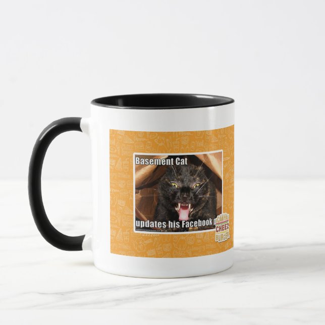 Basement Cat Mug (Left)