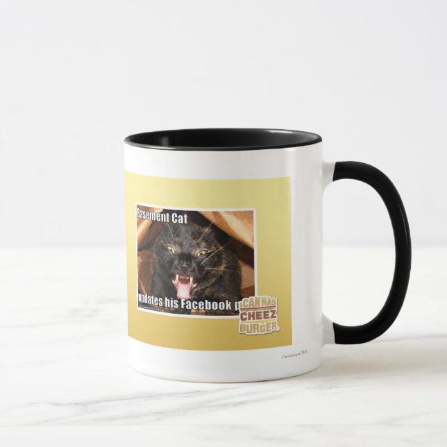Basement Cat Mug (Right)