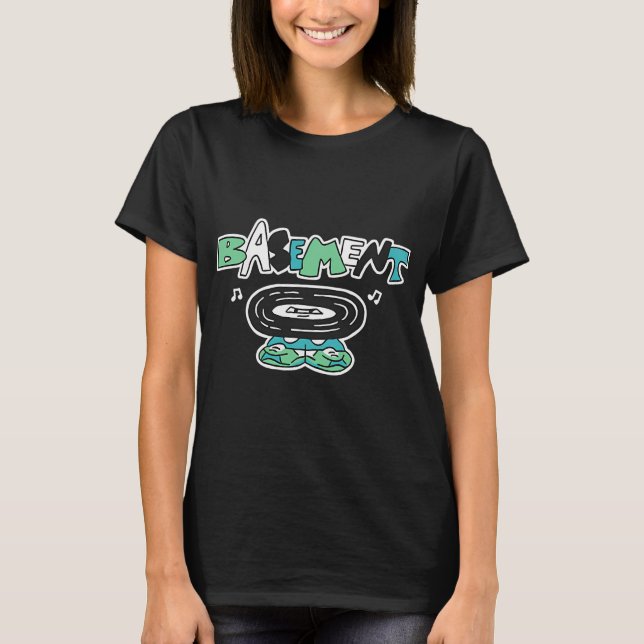 Basement Record Dude T-Shirt (Front)