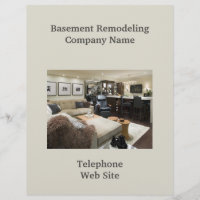 Basement Remodeler  Business Flyer