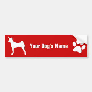 Basenji バセンジー bumper sticker